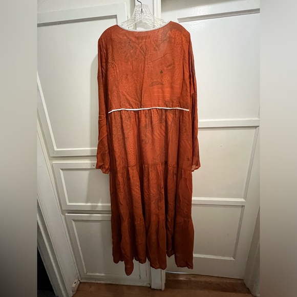 Christy Dawn - Paloma Dress Extended Pumpkin Paisley (Lined) Size 2X NWOT - Picture 6 of 16